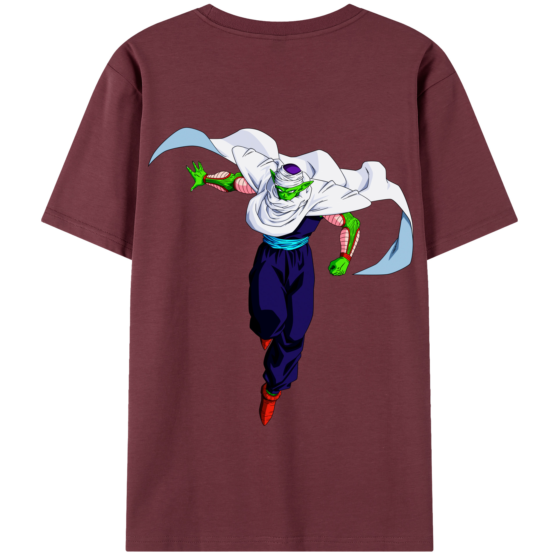 （画像用） ドラゴンボール ピッコロ DRAGON BALL Piccolo 綿100％半袖Tシャツ（背面プリント）